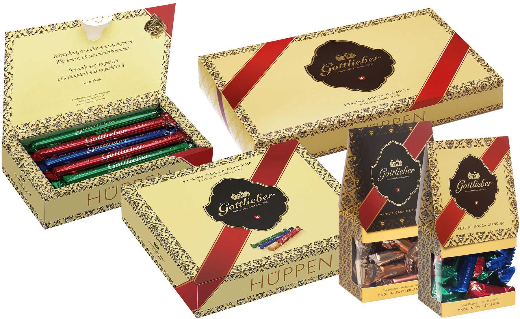 Gottlieber Tradition Packaging , designed for Gottlieber Spezialitäten AG 