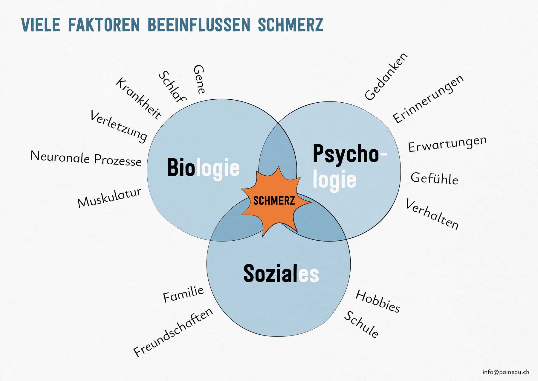Panel 3: Many factors influence pain